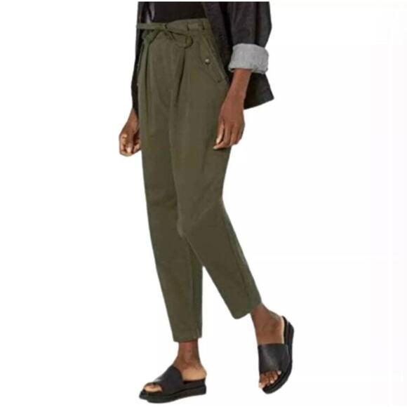 Blank NYC Green Hakuna Matata Pleated High Waist Pants *Revolve Dark Academia - Picture 2 of 15